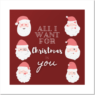 all i want for christmas is you Posters and Art